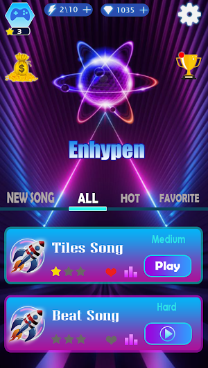 Enhypen Tiles Hop Screenshot 0
