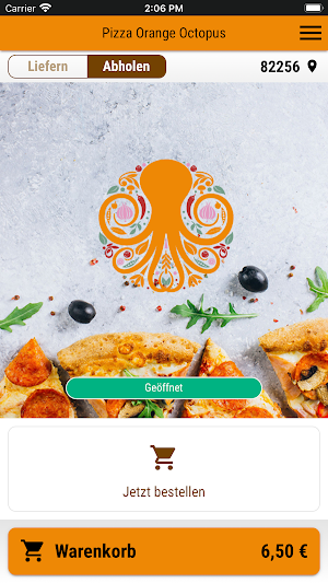 Pizza Orange Octopus Screenshot 0