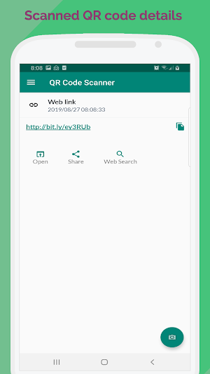 QR code Scanner/Reader and QR Generator Screenshot 1