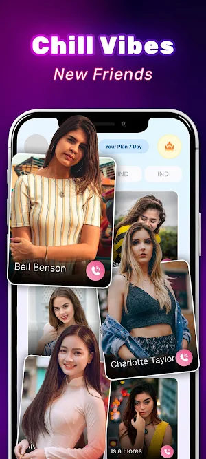 Vidchat Video chat with girls Screenshot 0