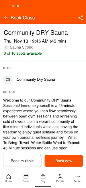 Sauna Strong Screenshot 2