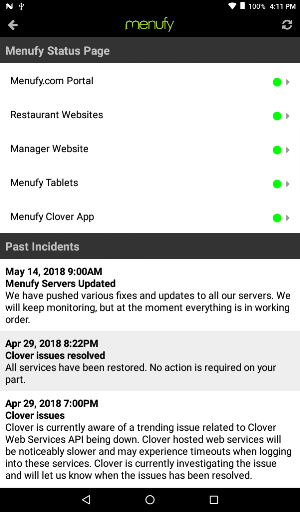 Menufy Business Manager Screenshot 1