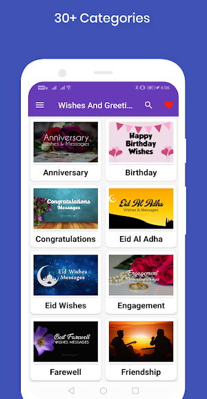 Wishes & Greetings - Share Images & Text Wishes Screenshot 0
