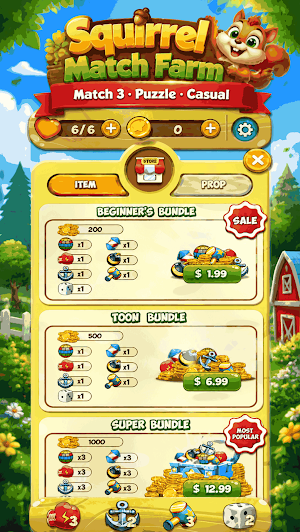 Squirrel Match Farm Screenshot 1