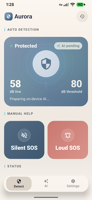 Aurora Security - SOS Alert Screenshot 2