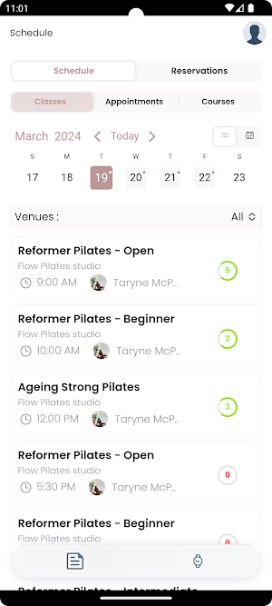 Flow Pilates Studio Screenshot 1