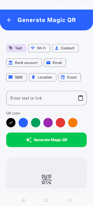 QR Genie: Code Scanner & Maker Screenshot 1