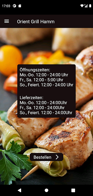 Orient Grill Hamm Screenshot 1