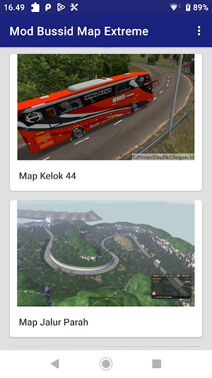 Mod Bussid Map Extreme Screenshot 1