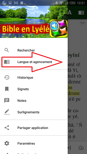Lyele avec français English Screenshot 1