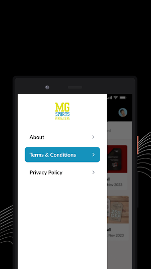 MG Sports Fundraising Screenshot 1