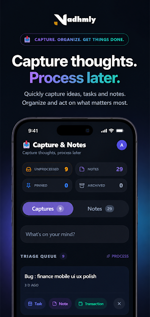 Nadhmly — Productivity OS Screenshot 1