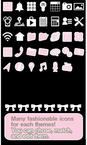 Pretty Pink Theme +HOME Screenshot 3