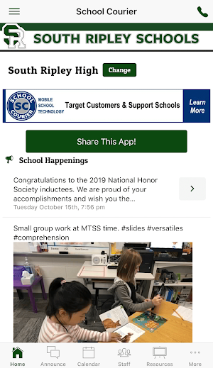 South Ripley Schools (Indiana) Screenshot 1