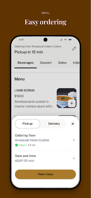 Amaravati Indian Cuisine To Go Screenshot 2