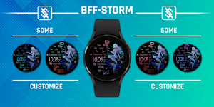 BFF5- Neon Art Mermaid Night Screenshot 3
