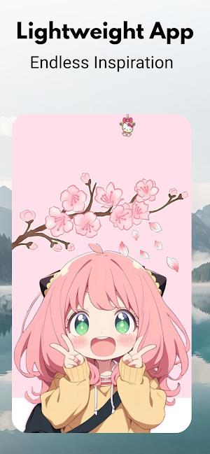 Cute Anime Girl Wallpaper HD Screenshot 3