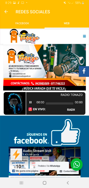 Radio Tonazo Screenshot 3