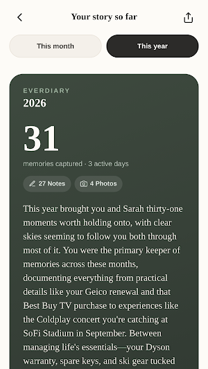 EverDiary — AI Memory Vault Screenshot 1