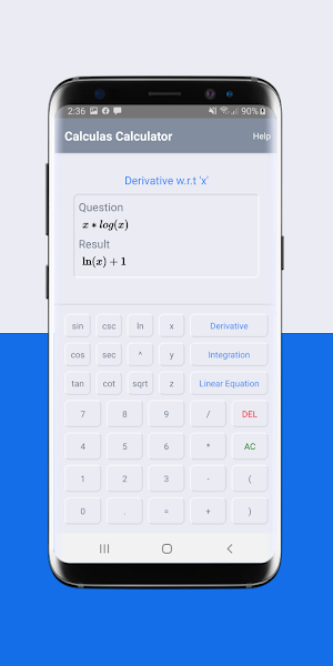 Scientific Calculus Calculator Screenshot 2