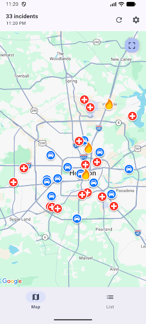 Houston Incidents Screenshot 0