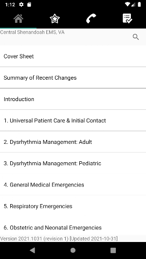 CSEMS Regional Protocols Screenshot 0