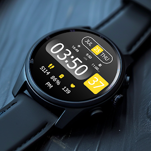 Key WF30 Digital Watch Face Screenshot 2