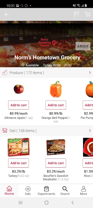Norm's Hometown Grocery Screenshot 0