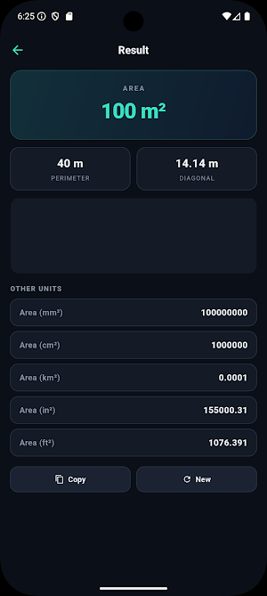 Area & Perimeter Calculator Screenshot 2