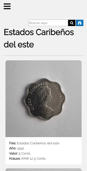 Coleccion Zeus - Numismática Screenshot 2