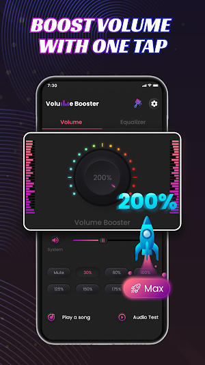 Volume Booster - Bass Booster Screenshot 1