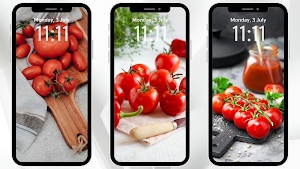 Tomato Aesthetic Wallpaper Screenshot 2