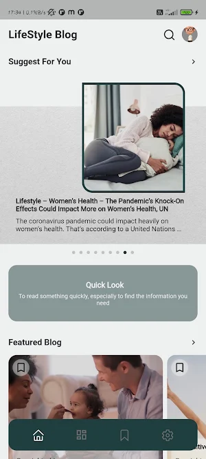 Lifestyle Blog Screenshot 0