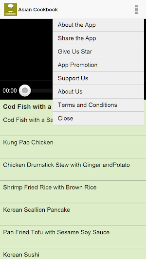 Asian Cookbook Screenshot 2
