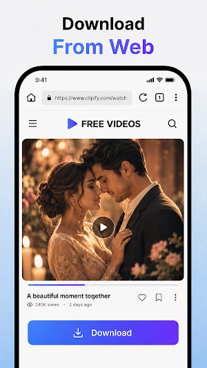Video Downloader: Save In HD Screenshot 1