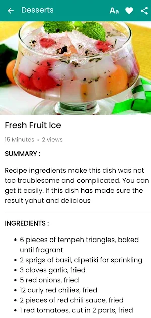 Recipes Book Screenshot 0