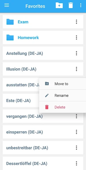 Japanese-German Dictionary Screenshot 3