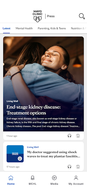 Mayo Clinic Press Screenshot 0