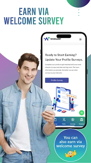 Websamp: Paid Surveys Screenshot 1