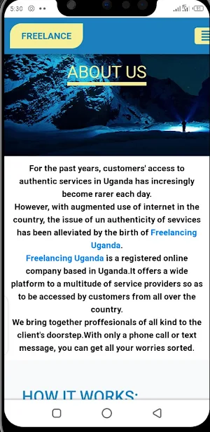 Freelancing Ug Screenshot 0