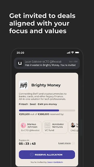 Uniborn —  venture platform Screenshot 3