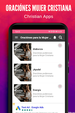 Oraciónes - Mujeres Cristianas Screenshot 0