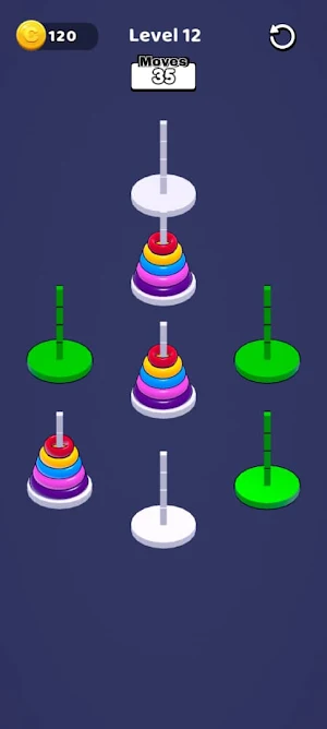 Ring Stack Sorting Size Screenshot 1