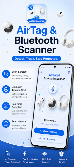 AirTag & Bluetooth Scanner Screenshot 0