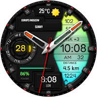 Hybrid RUDUMAK CTS5 Watch face