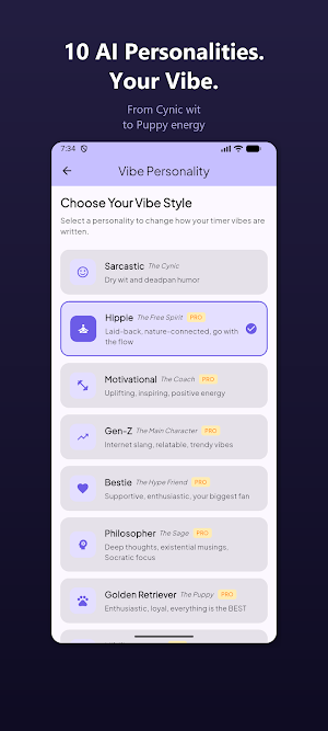 Vibe Timer: AI Focus & Study Screenshot 1