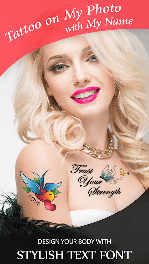 Tattoo My Photo with My Name for Boys & Girls Screenshot 0