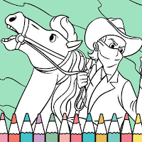 Wild West Coloring Book