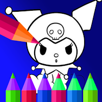 Cute Kuromi Coloring Book