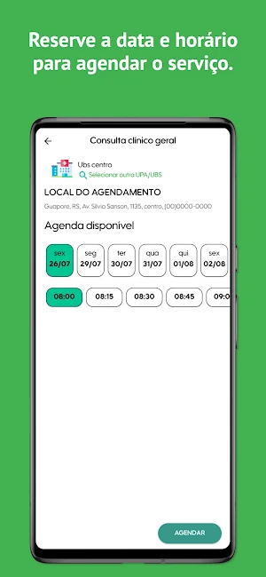 Agenda Saúde Guaporé Screenshot 2